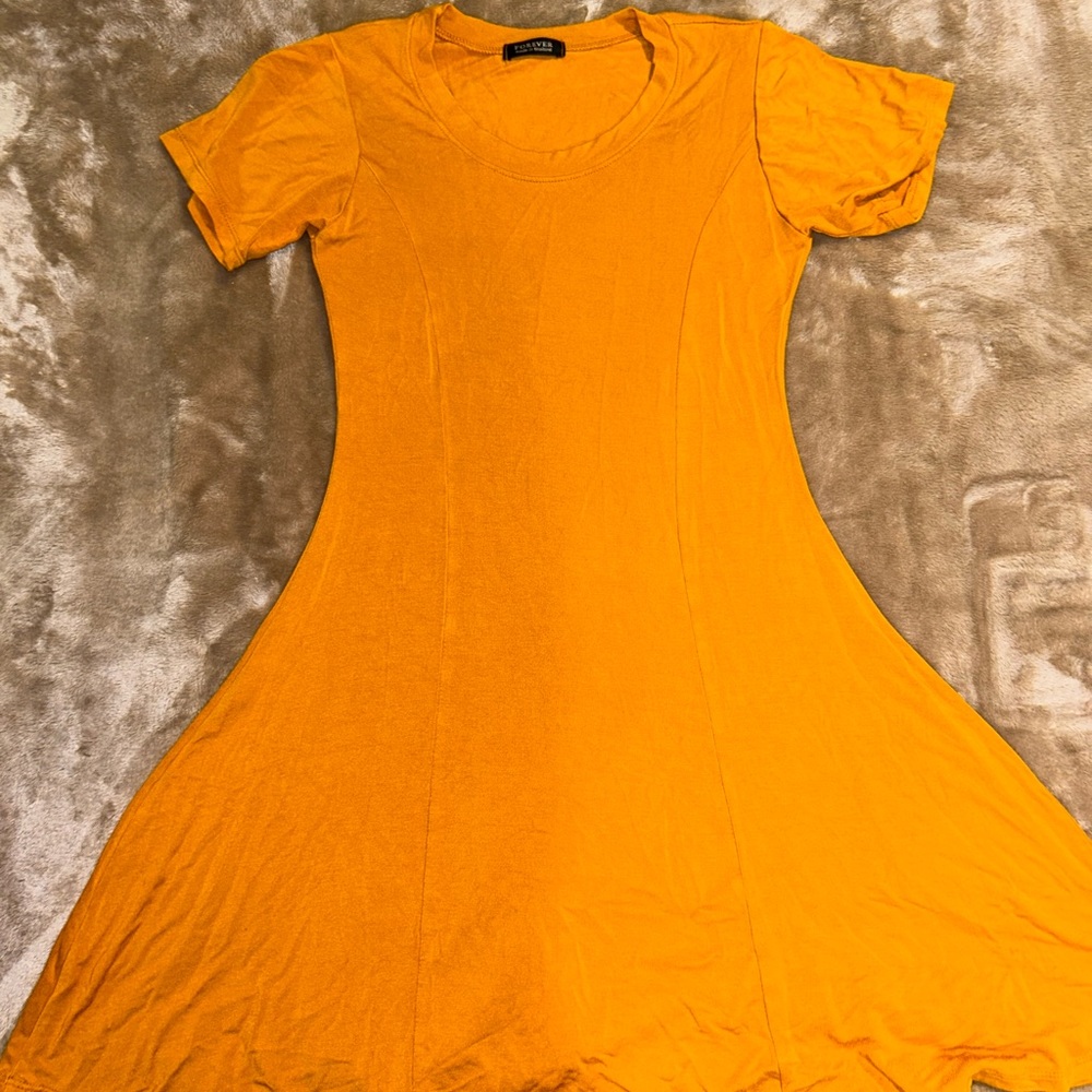 Forever Yellow Mini Dress Size Small